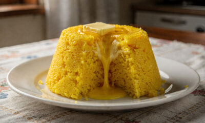 Esse cuscuz de micro-ondas na xícara fica pronto em 2 minutos e é perfeito para um lanche rápido