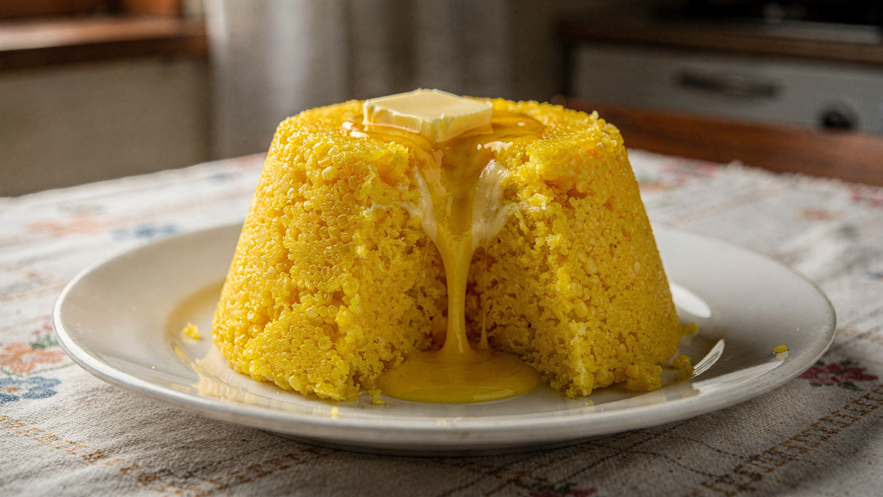 Esse cuscuz de micro-ondas na xícara fica pronto em 2 minutos e é perfeito para um lanche rápido