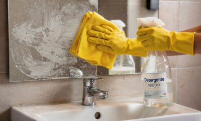 Como limpar espelhos usando apenas detergente e deixar o vidro brilhando sem produtos caros