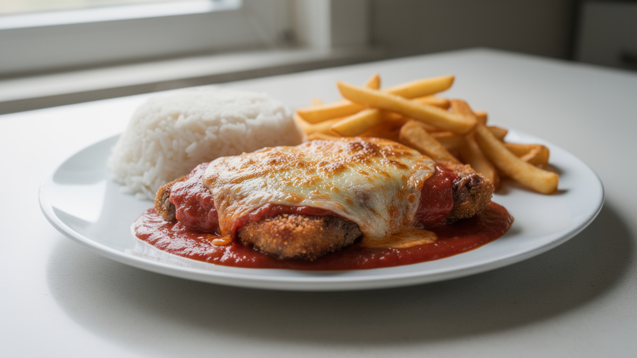 Prepare filé, molho e queijo na ordem certa e tenha um parmegiana gratinado irresistível