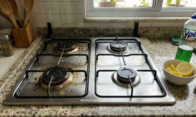 Lavar o fogão com água morna, suco de limão e detergente: para que serve e quando fazer