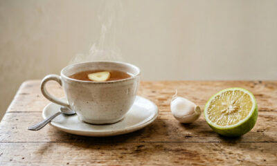 Chá de alho com limão: como fazer, para que serve e por que recomendam para quem tem dor de garganta