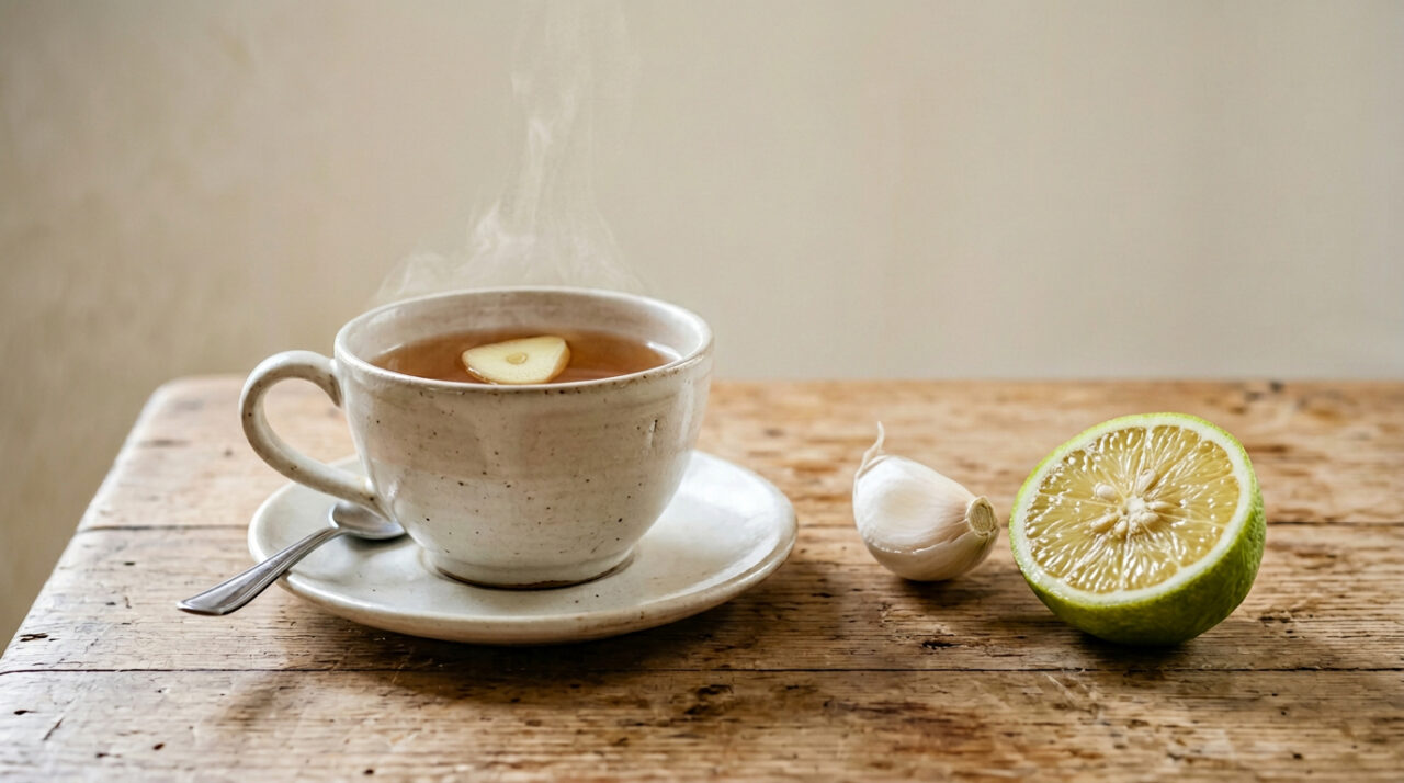 Chá de alho com limão: como fazer, para que serve e por que recomendam para quem tem dor de garganta