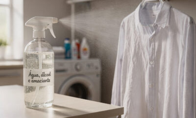 Água, álcool e amaciante de roupas: para que servem e por que recomendam borrifá-los nas roupas
