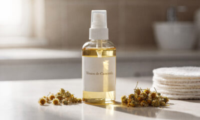 Crie seu próprio tônico calmante natural com camomila e sinta o alívio imediato na pele e no rosto