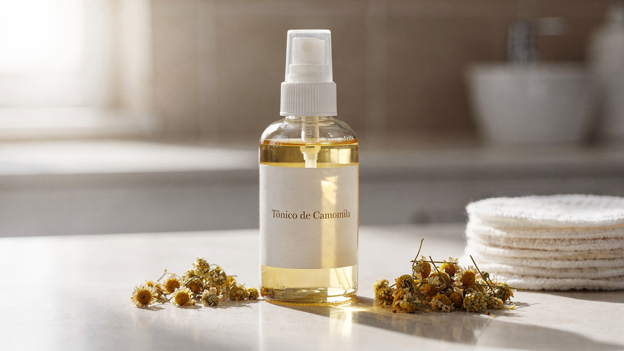 Crie seu próprio tônico calmante natural com camomila e sinta o alívio imediato na pele e no rosto