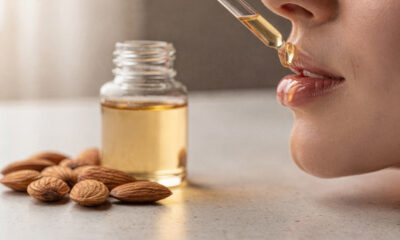 3 maneiras de usar óleo de amêndoas nos lábios que deixam a boca macia e hidratada sempre
