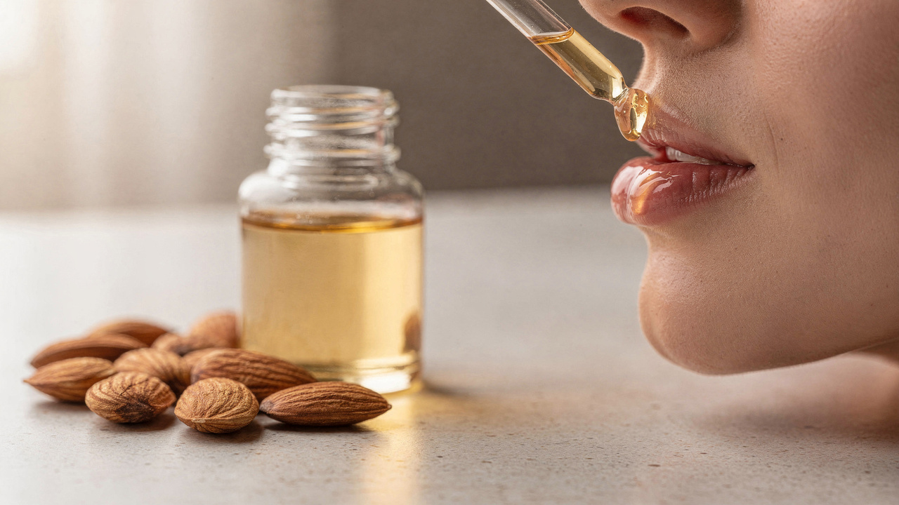 3 maneiras de usar óleo de amêndoas nos lábios que deixam a boca macia e hidratada sempre