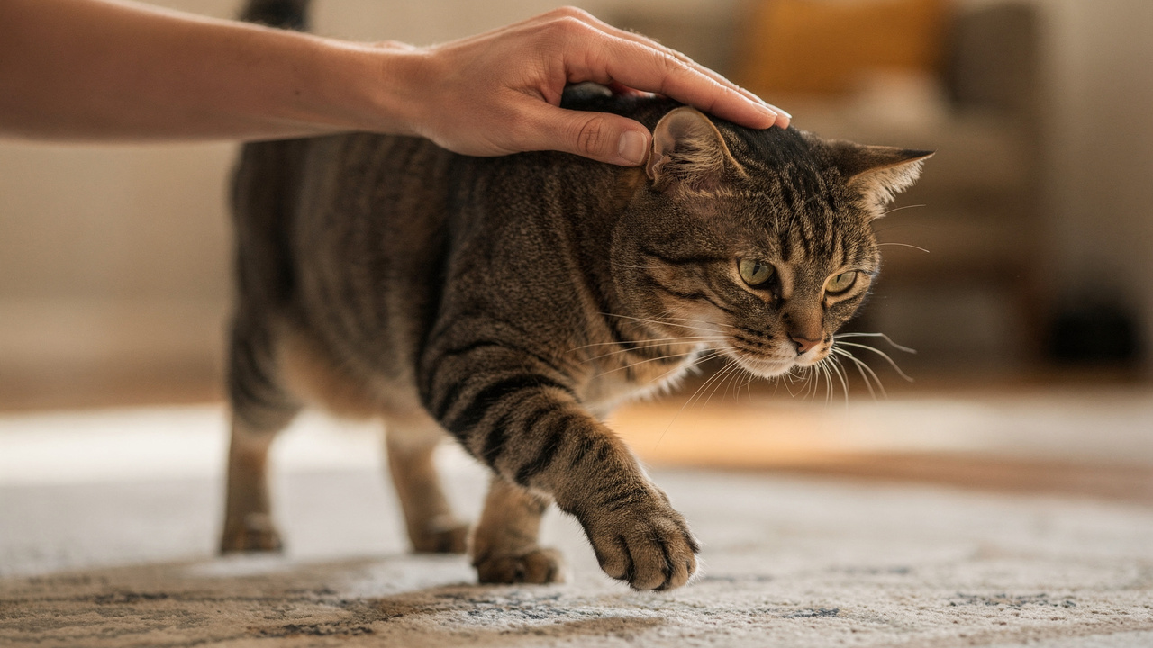 Ele não ficou bravo: entenda por que seu gato interrompe o carinho de repente e escolhe se afastar