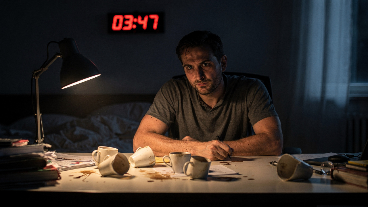 Como a privação de sono destrói foco, humor e percepção mesmo sem sinais óbvios no começo