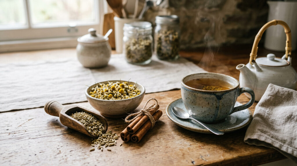 Ferver camomila, erva-doce e canela: por que é recomendado e quais são os seus benefícios