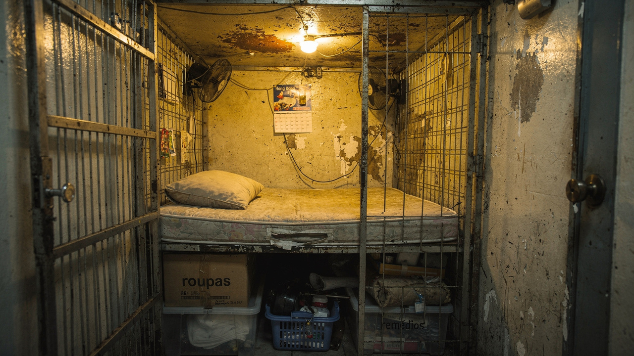 A vida nos apartamentos-caixão de Hong Kong, onde 1,5 m² viram casa e chocam o mundo