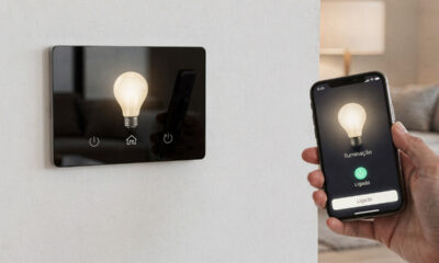 Interruptor inteligente substitui o comum e pode transformar sua casa
