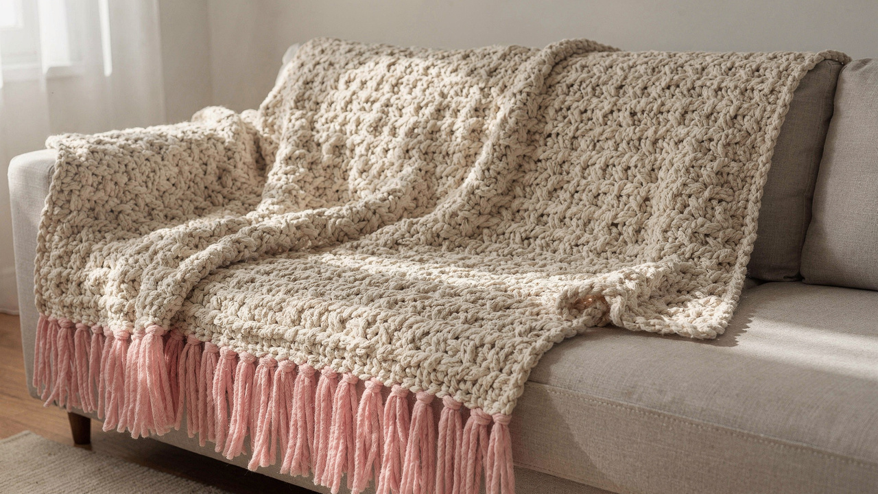 Como o acabamento da manta de crochê Caraíba valoriza qualquer ambiente da casa