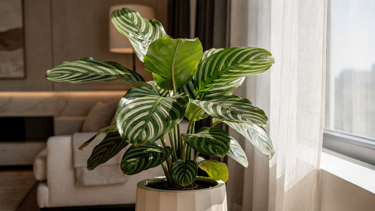 Maranta orbifolia planta de interior ideal para quem busca elegância e sofisticação