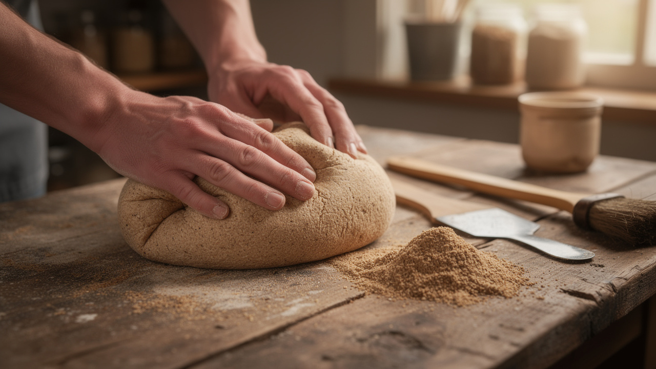 Essa massa de serragem simples de preparar pode render peças decorativas firmes e cheias de charme