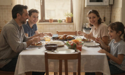 Como era viver sem tanta correria e ainda encontrar tempo para almoçar em família com calma