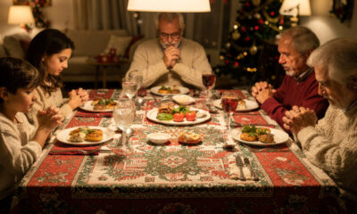 Tradições simples que deixavam tudo mais especial como rezar antes da ceia