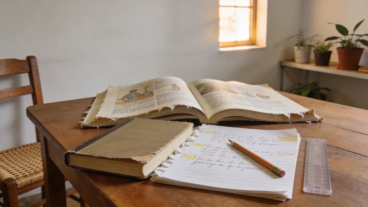 Como era aprender sem internet quando os trabalhos escolares eram feitos totalmente à mão