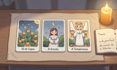 Cartas do tarot associadas a maturidade emocional e equilíbrio interior