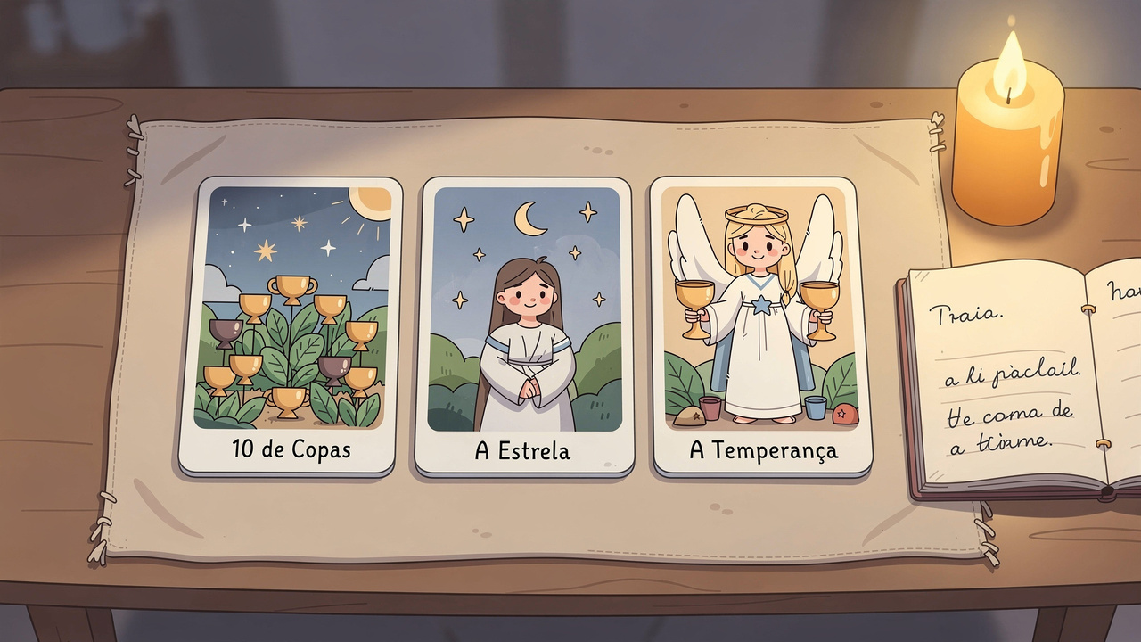 Cartas do tarot associadas a maturidade emocional e equilíbrio interior