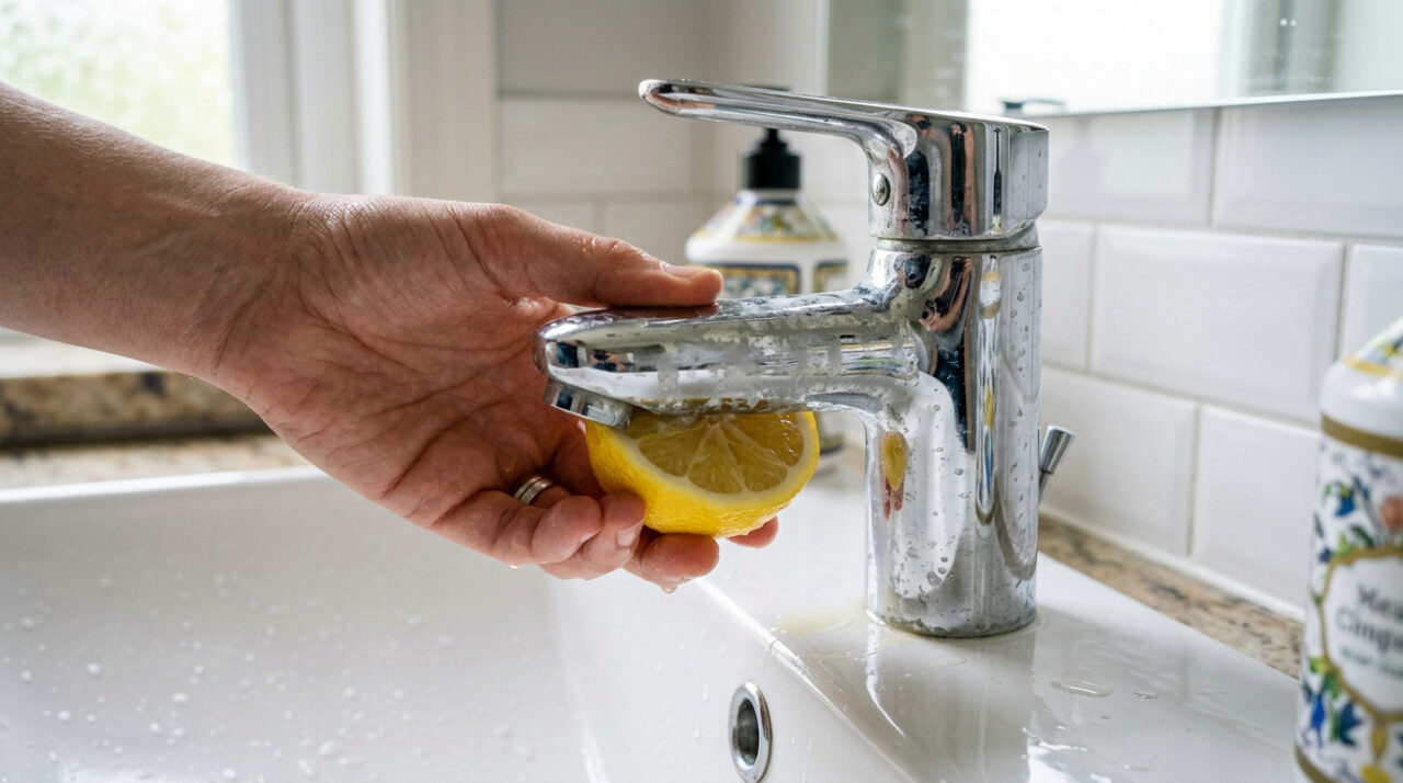 Passar limão na torneira do banheiro: por que esse truque é tão recomendado e quais são seus benefícios