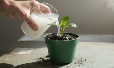 Misture isso na água e veja suas plantas crescer mais rápido do que o normal com um truque simples