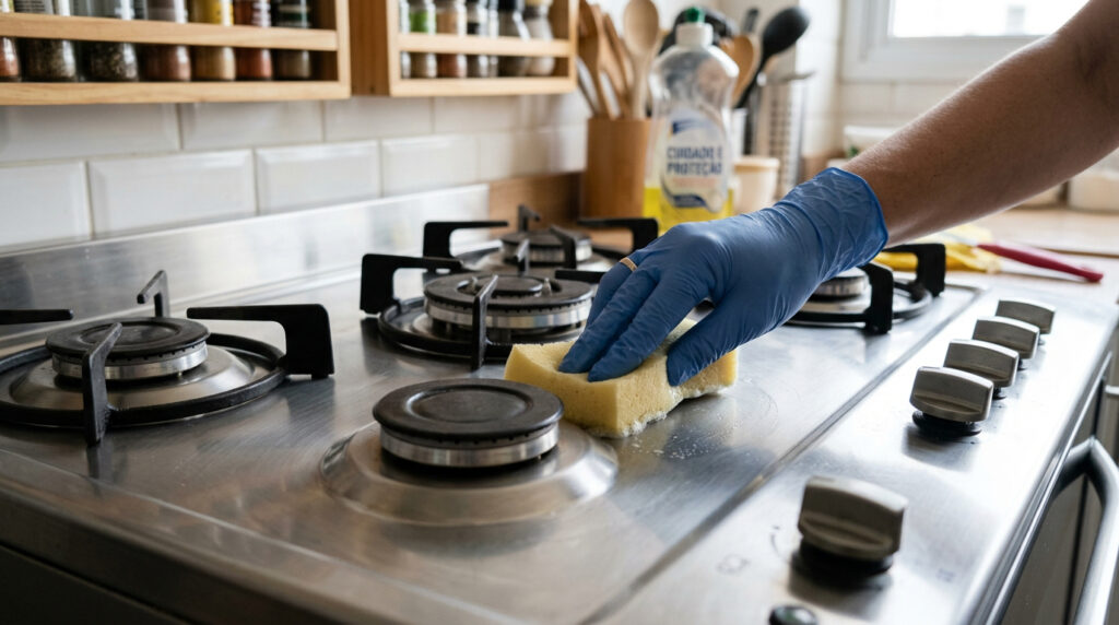 Lavar o fogão com água morna, suco de limão e detergente: para que serve e quando fazer