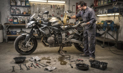 O método simples de revisão da moto que evita problemas caros no motor e nos freios