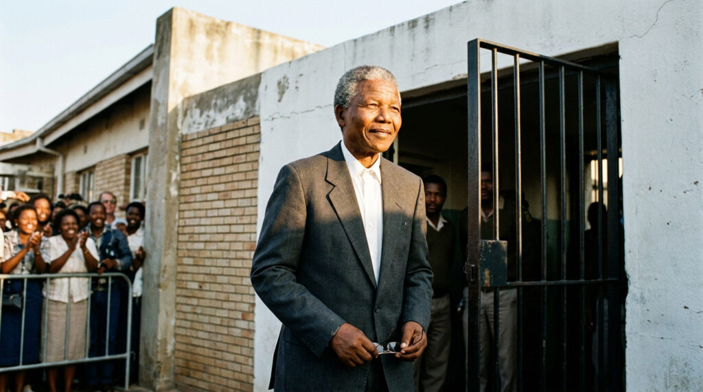 Nelson Mandela, líder sul-africano e símbolo da luta contra o apartheid: "Eu nunca perco, ou eu ganho ou eu aprendo"