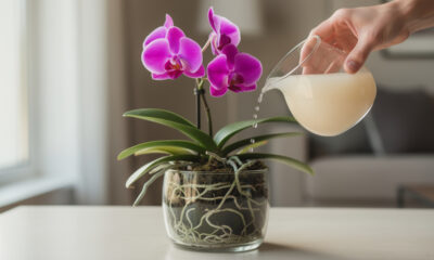 Suas orquídeas podem florir mais se você começar a colocar isso na água durante a rega