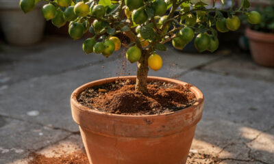 Esse ingrediente simples da cozinha virou um adubo caseiro para plantas frutíferas que pode aumentar a produção