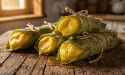 Essa pamonha doce da minha avó fica macia e aromática, perfeita para servir ainda morna