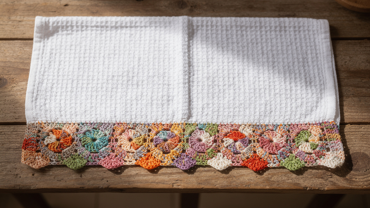 Veja 5 modelos fáceis de bicos de crochê para pano de prato e valorize ainda mais seu artesanato