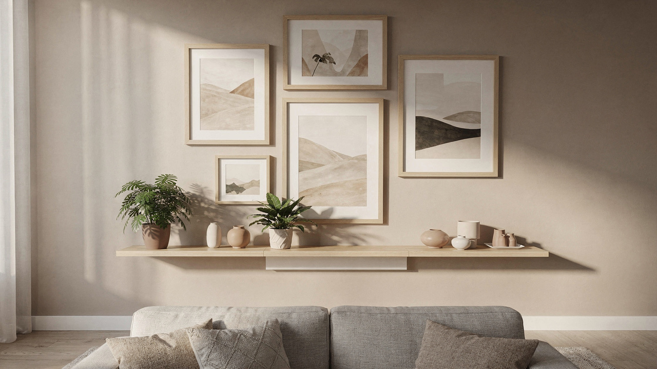 Diga adeus às paredes vazias com estas 5 ideias modernas e baratas de decoração