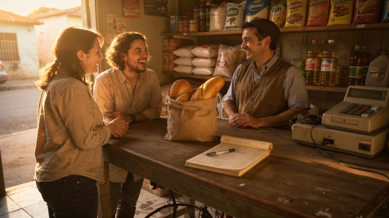 Havia um tempo em que até a ida ao mercado rendia conversa, risada e reencontro