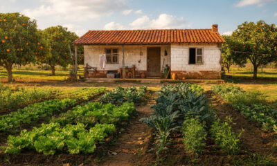 Eles trocaram a cidade pela roça e hoje produzem quase tudo o que comem