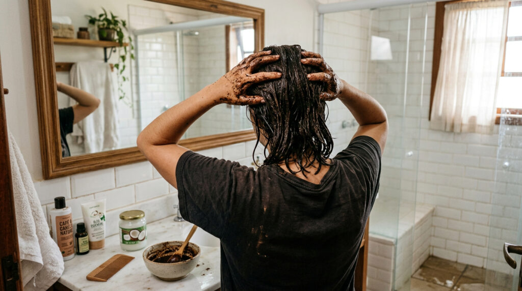 Lavar o cabelo com café e canela: para que serve, funciona mesmo e quando vale a pena experimentar