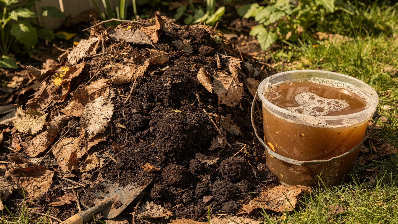 Esqueça os fertilizantes: método simples que transforma folhas secas em solo fértil