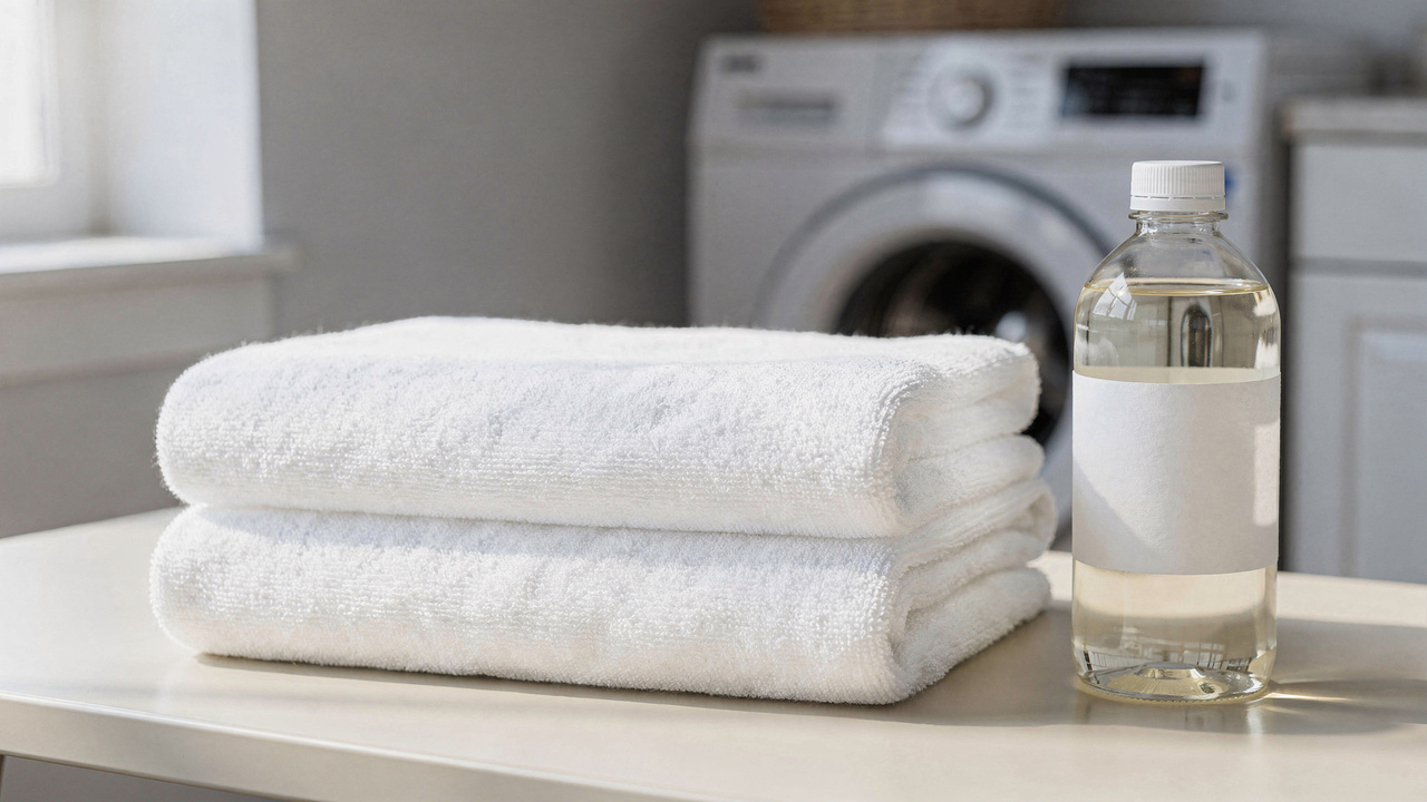 Lavar toalhas brancas com este ingrediente deixa o tecido impecável e muito cheiroso