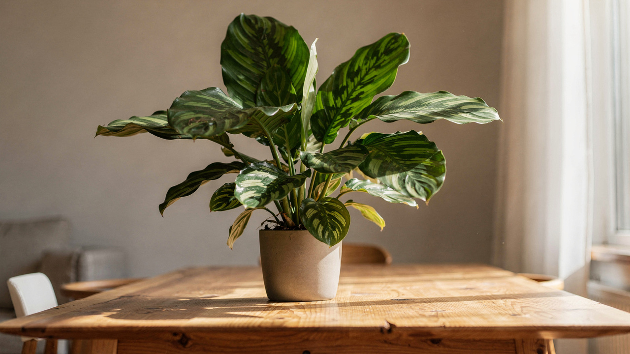 A Calathea pode ser exigente, mas vira uma joia da casa quando recebe os cuidados certos