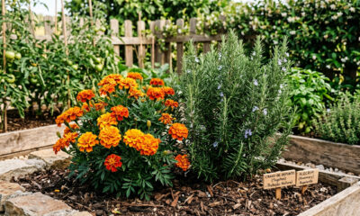Essa planta ajuda a proteger as plantas do seu jardim contra pulgões melhor que o alecrim