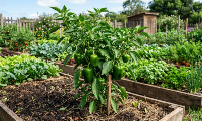 Essas plantas não devem ser plantadas perto de pimentões, elas são os piores vizinhos da horta