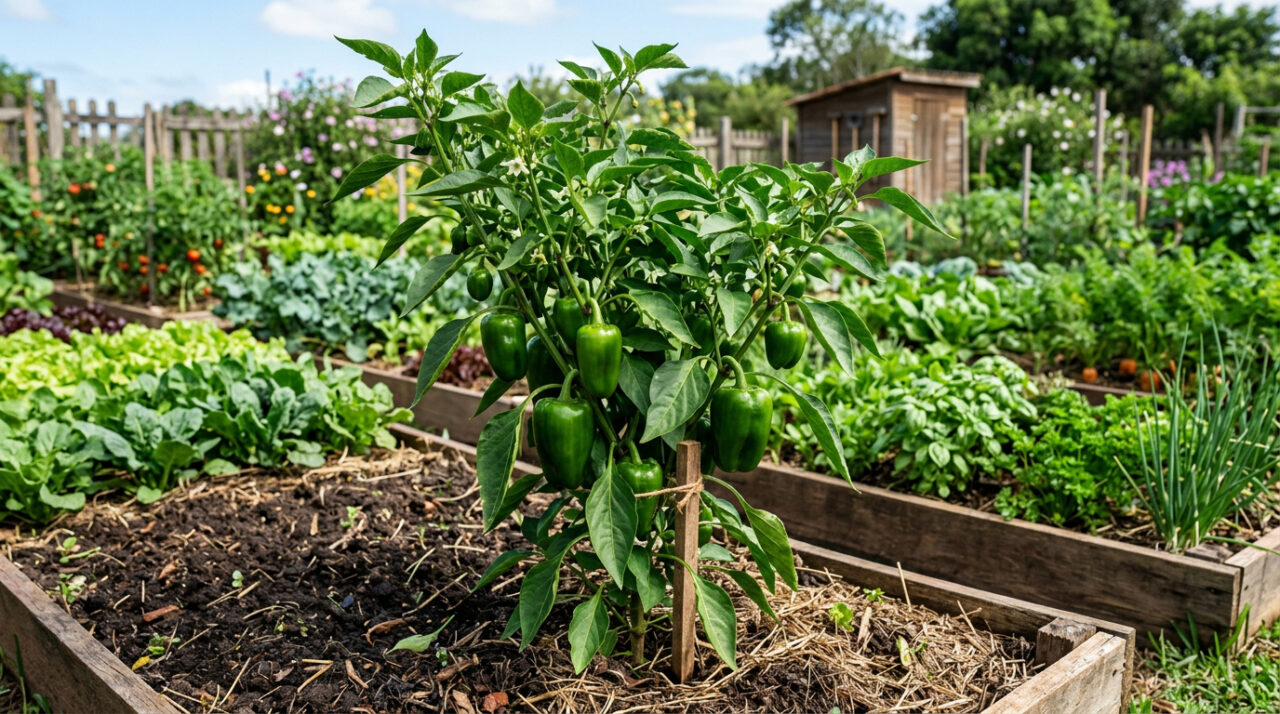 Essas plantas não devem ser plantadas perto de pimentões, elas são os piores vizinhos da horta