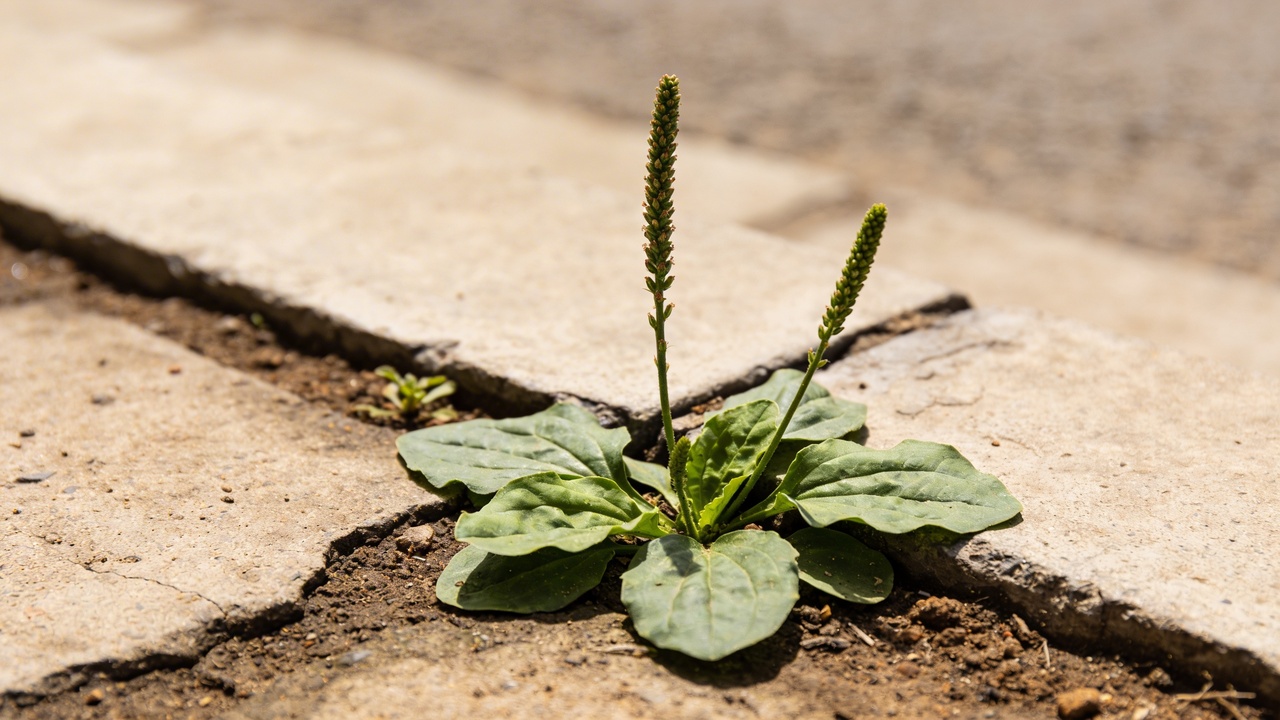 A erva que muita gente arranca do chão já foi usada por séculos para cuidar da pele ferida