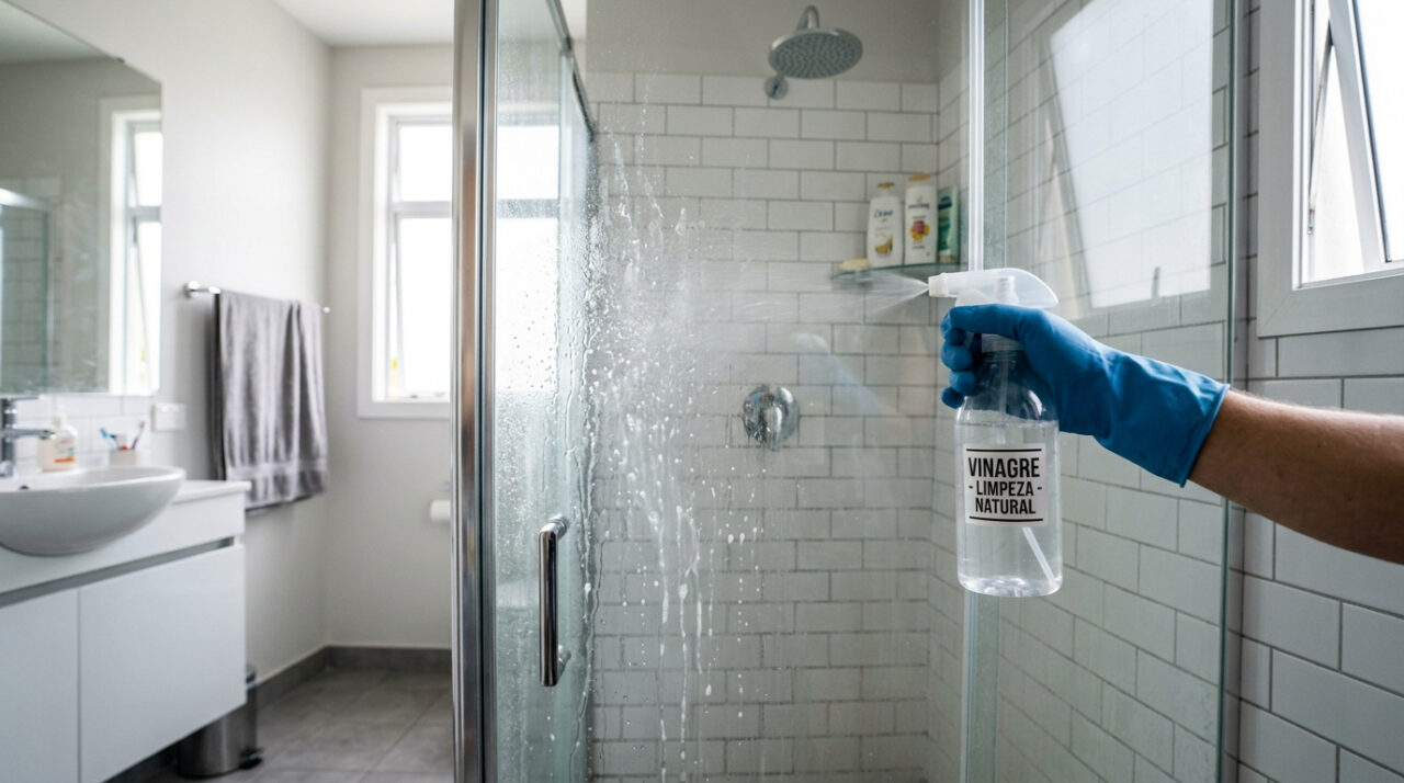Borrifar vinagre na porta do banheiro: para que serve, como usar e por que recomendam