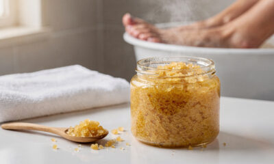 Veja como fazer um esfoliante fácil para os seus pés e conquiste uma maciez de spa sem sair de casa
