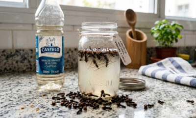 Combinar cravo-da-índia com vinagre na limpeza de casa: quando fazer, para que serve e por que é recomendado