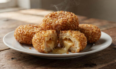 Com as sobras de arroz, faça esse petisco que fica crocante por fora e macio por dentro