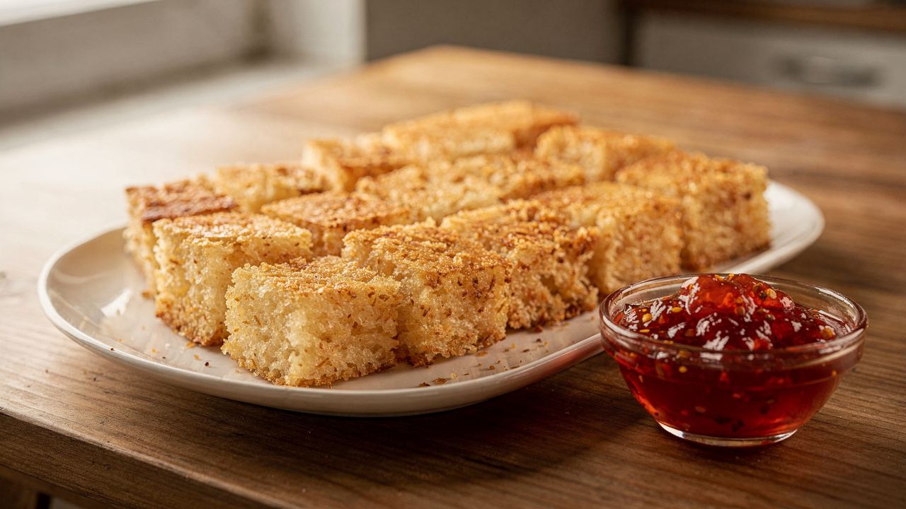 Misture leite, tapioca e queijo e faça um dadinho de tapioca crocante por fora e macio por dentro